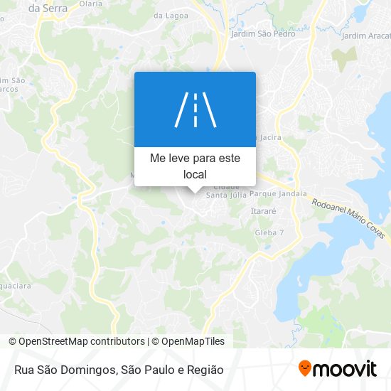 Rua São Domingos mapa