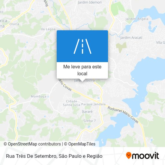 Rua Três De Setembro mapa