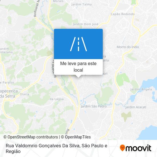 Rua Valdomrio Gonçalves Da Silva mapa