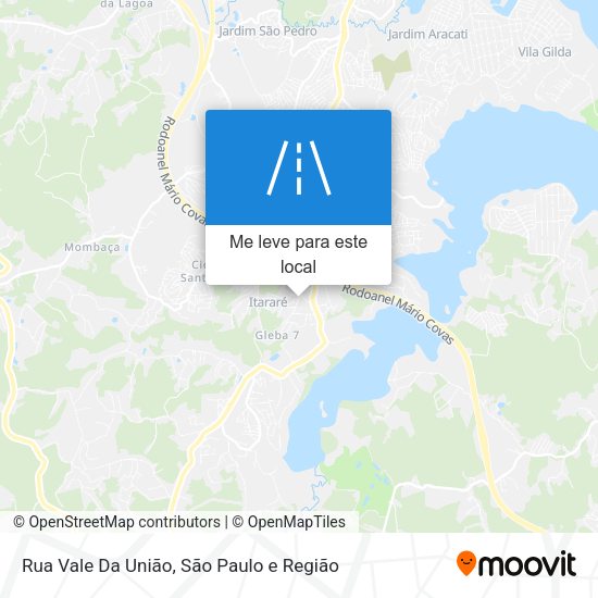 Rua Vale Da União mapa