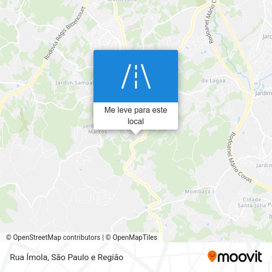 Rua Ímola mapa