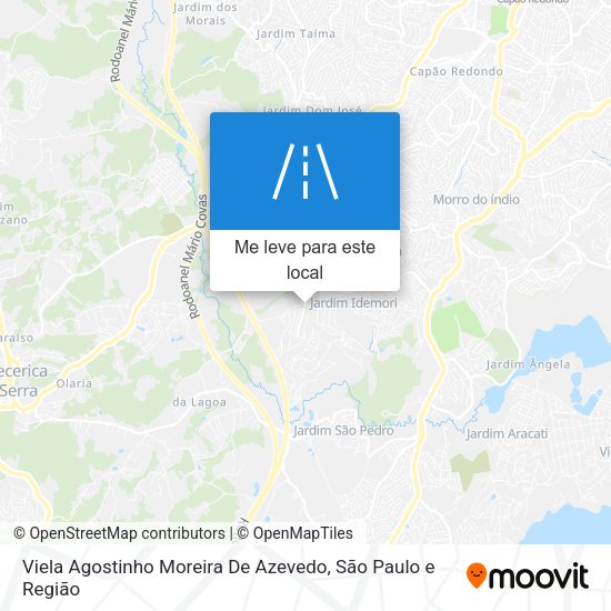 Viela Agostinho Moreira De Azevedo mapa