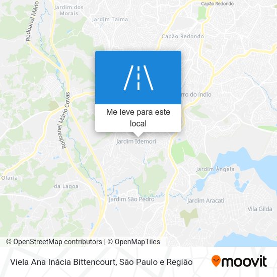 Viela Ana Inácia Bittencourt mapa
