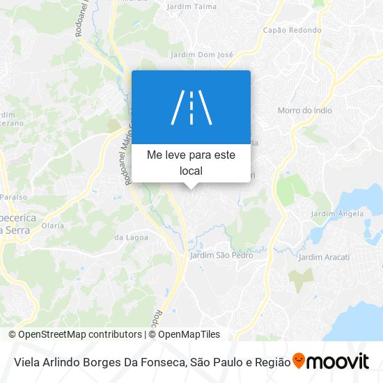 Viela Arlindo Borges Da Fonseca mapa