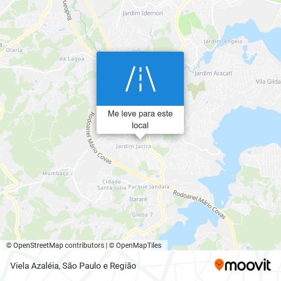 Viela Azaléia mapa