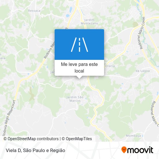 Viela D mapa