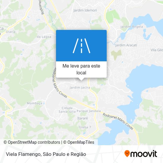 Viela Flamengo mapa