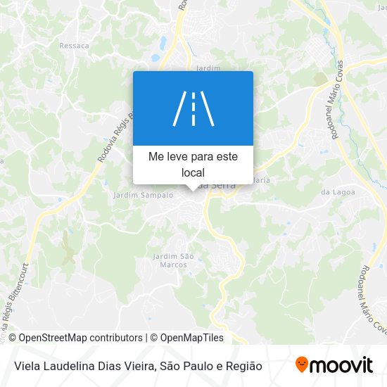 Viela Laudelina Dias Vieira mapa