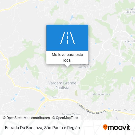 Estrada Da Bonanza mapa