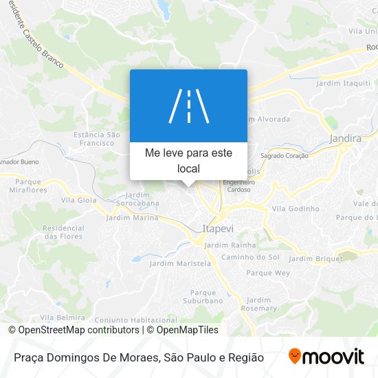 Praça Domingos De Moraes mapa