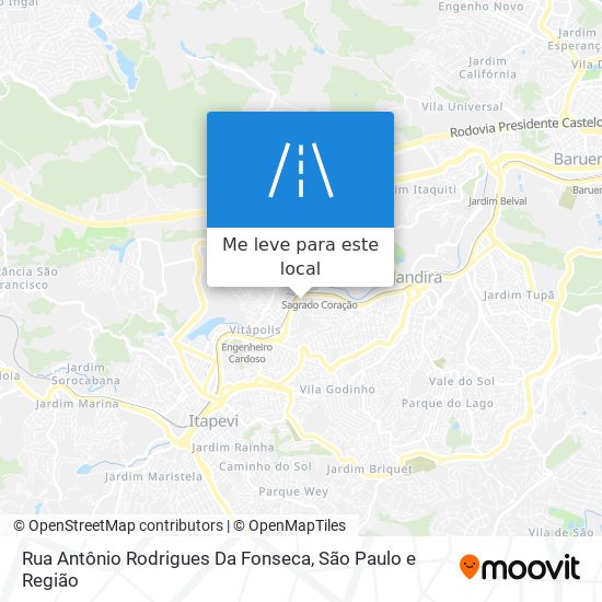 Rua Antônio Rodrigues Da Fonseca mapa