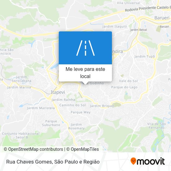 Rua Chaves Gomes mapa