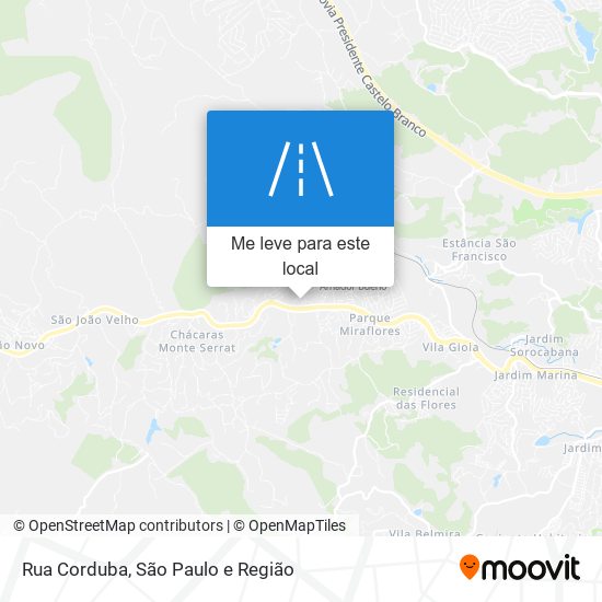 Rua Corduba mapa