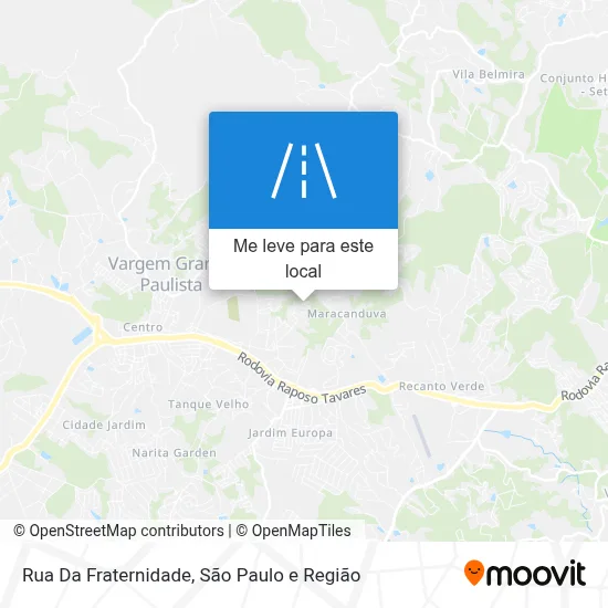 Rua Da Fraternidade mapa
