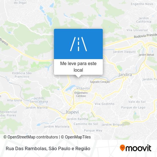 Rua Das Rambolas mapa