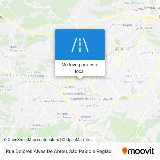 Rua Dolores Alves De Abreu mapa