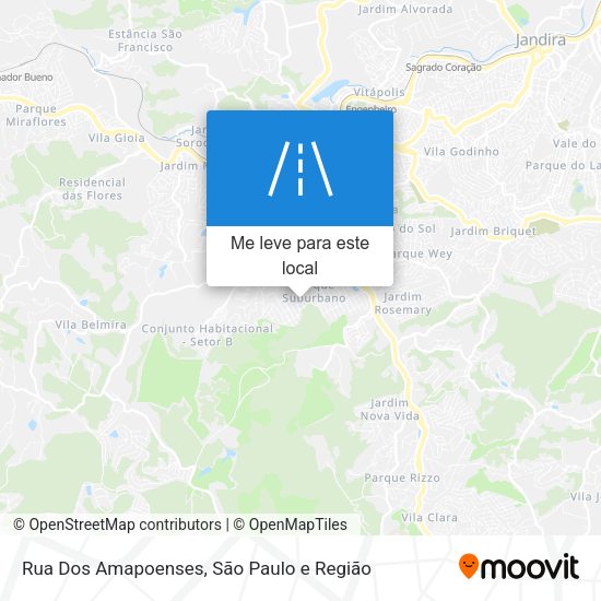 Rua Dos Amapoenses mapa