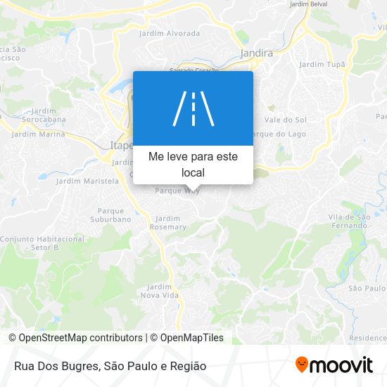 Rua Dos Bugres mapa