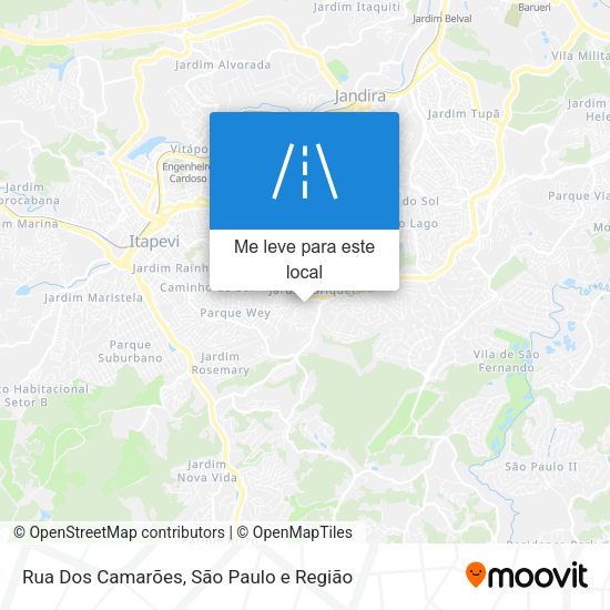 Rua Dos Camarões mapa