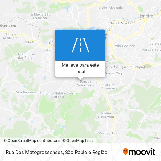 Rua Dos Matogrossenses mapa