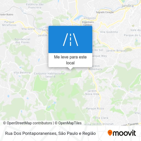Rua Dos Pontaporanenses mapa