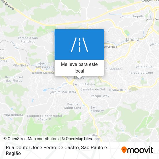 Rua Doutor José Pedro De Castro mapa