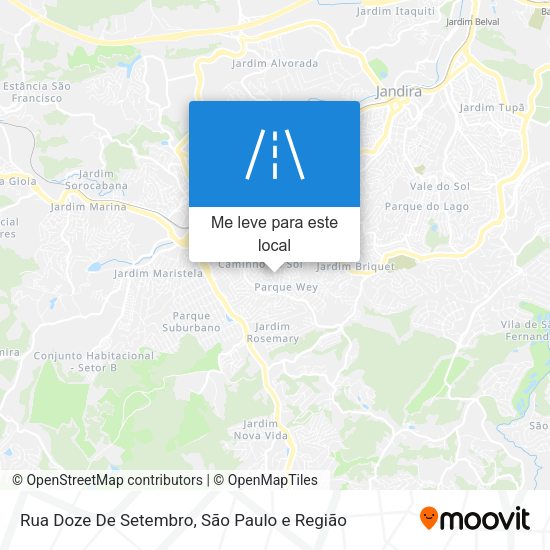 Rua Doze De Setembro mapa