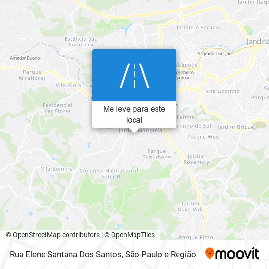 Rua Elene Santana Dos Santos mapa