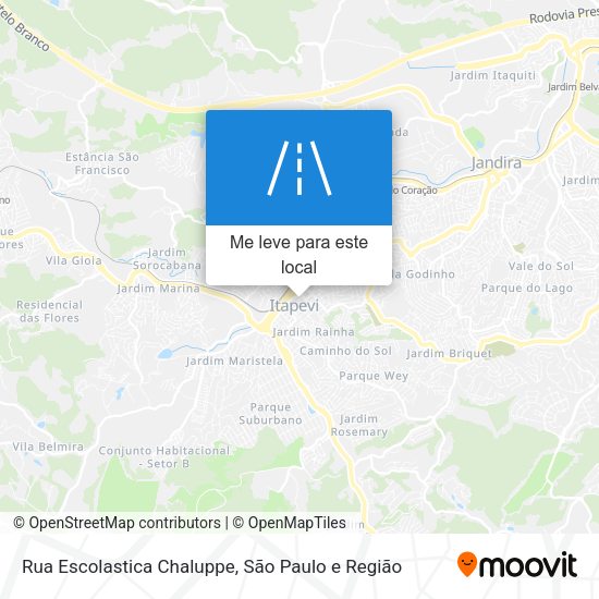 Rua Escolastica Chaluppe mapa