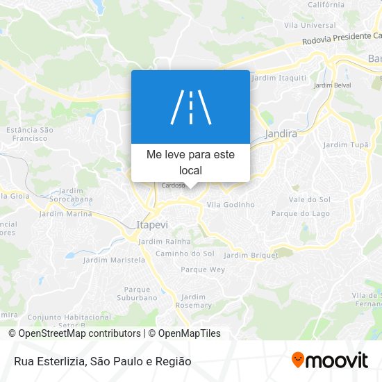 Rua Esterlizia mapa
