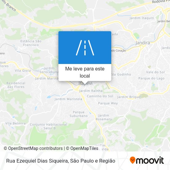 Rua Ezequiel Dias Siqueira mapa