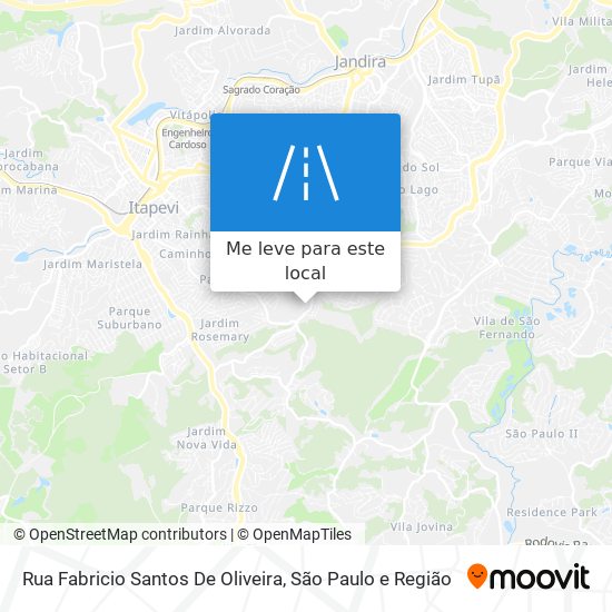 Rua Fabricio Santos De Oliveira mapa