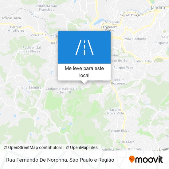 Rua Fernando De Noronha mapa