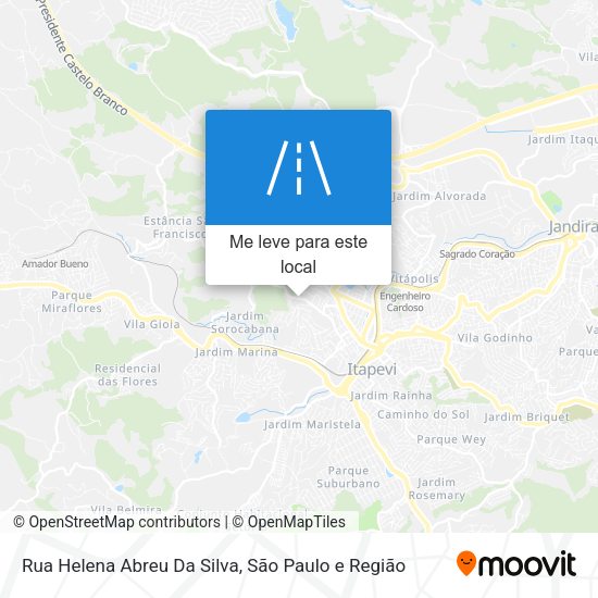 Rua Helena Abreu Da Silva mapa
