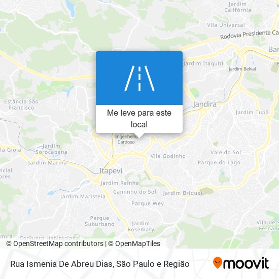 Rua Ismenia De Abreu Dias mapa
