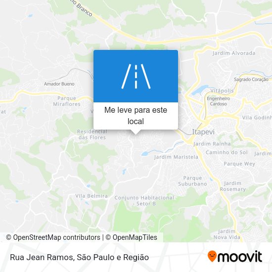 Rua Jean Ramos mapa