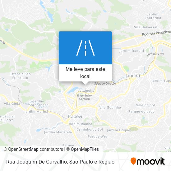 Rua Joaquim De Carvalho mapa
