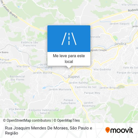 Rua Joaquim Mendes De Moraes mapa