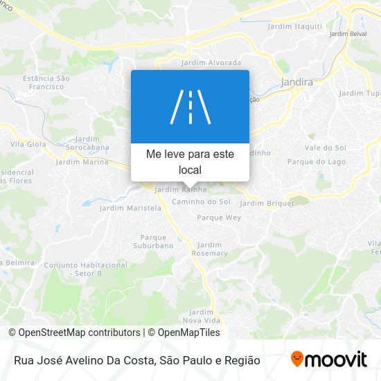 Rua José Avelino Da Costa mapa