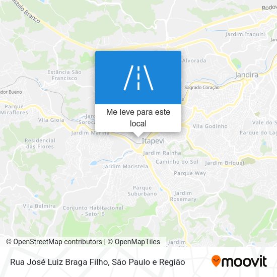 Rua José Luiz Braga Filho mapa