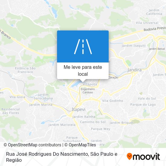 Rua José Rodrigues Do Nascimento mapa