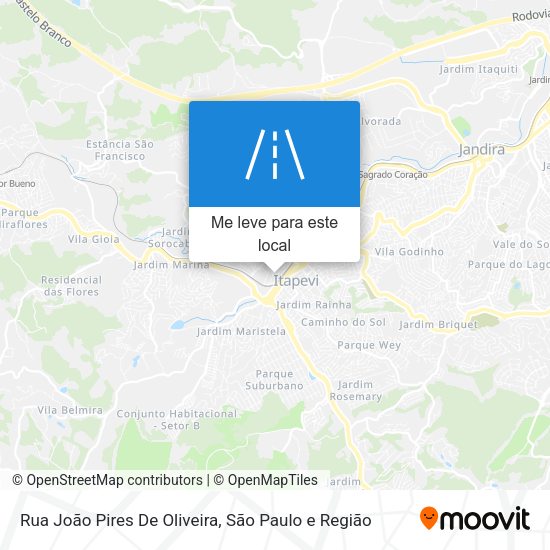 Rua João Pires De Oliveira mapa