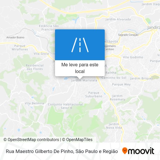 Rua Maestro Gilberto De Pinho mapa