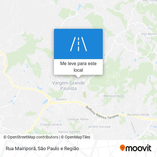 Rua Mairiporã mapa