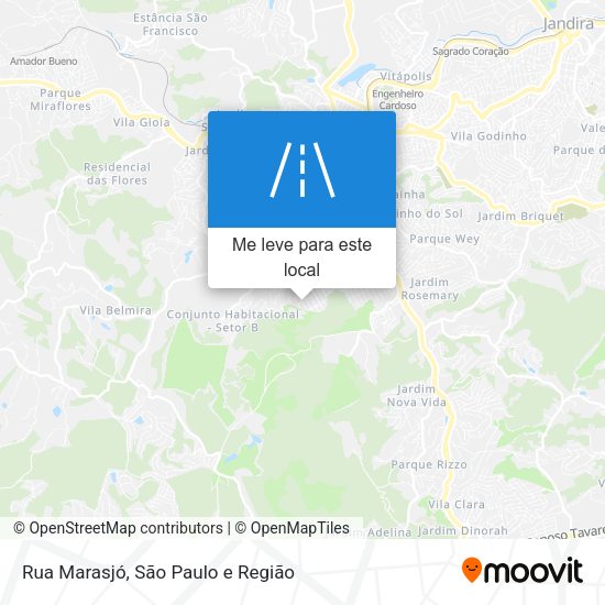 Rua Marasjó mapa
