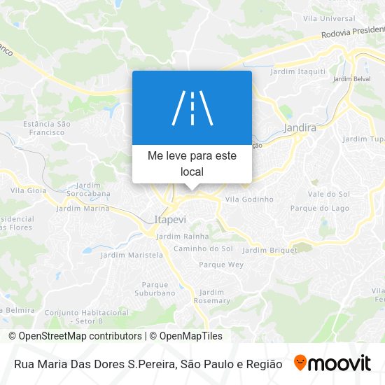 Rua Maria Das Dores S.Pereira mapa