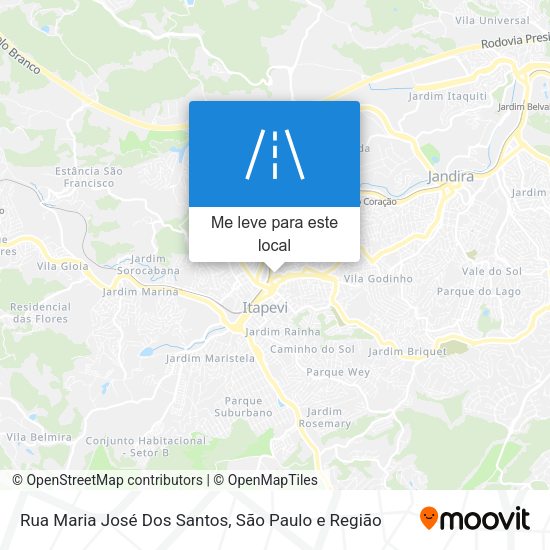 Rua Maria José Dos Santos mapa