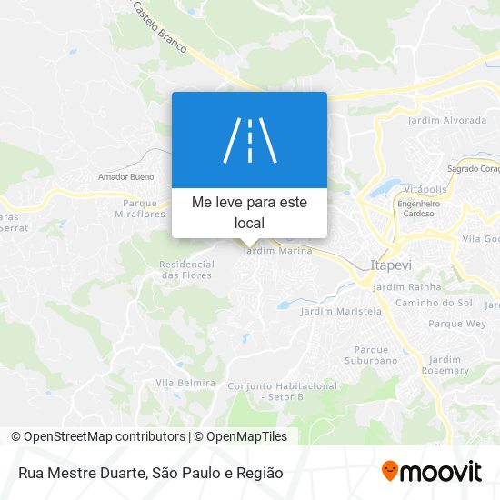 Rua Mestre Duarte mapa