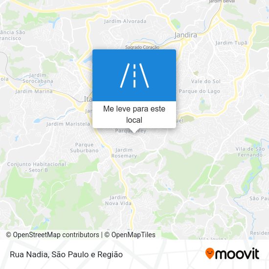 Rua Nadia mapa