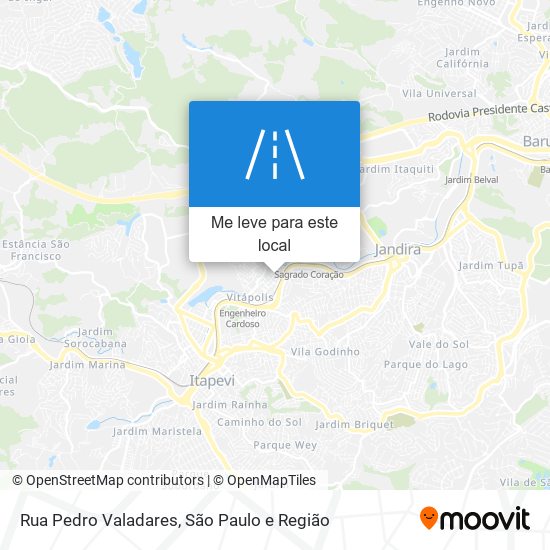 Rua Pedro Valadares mapa